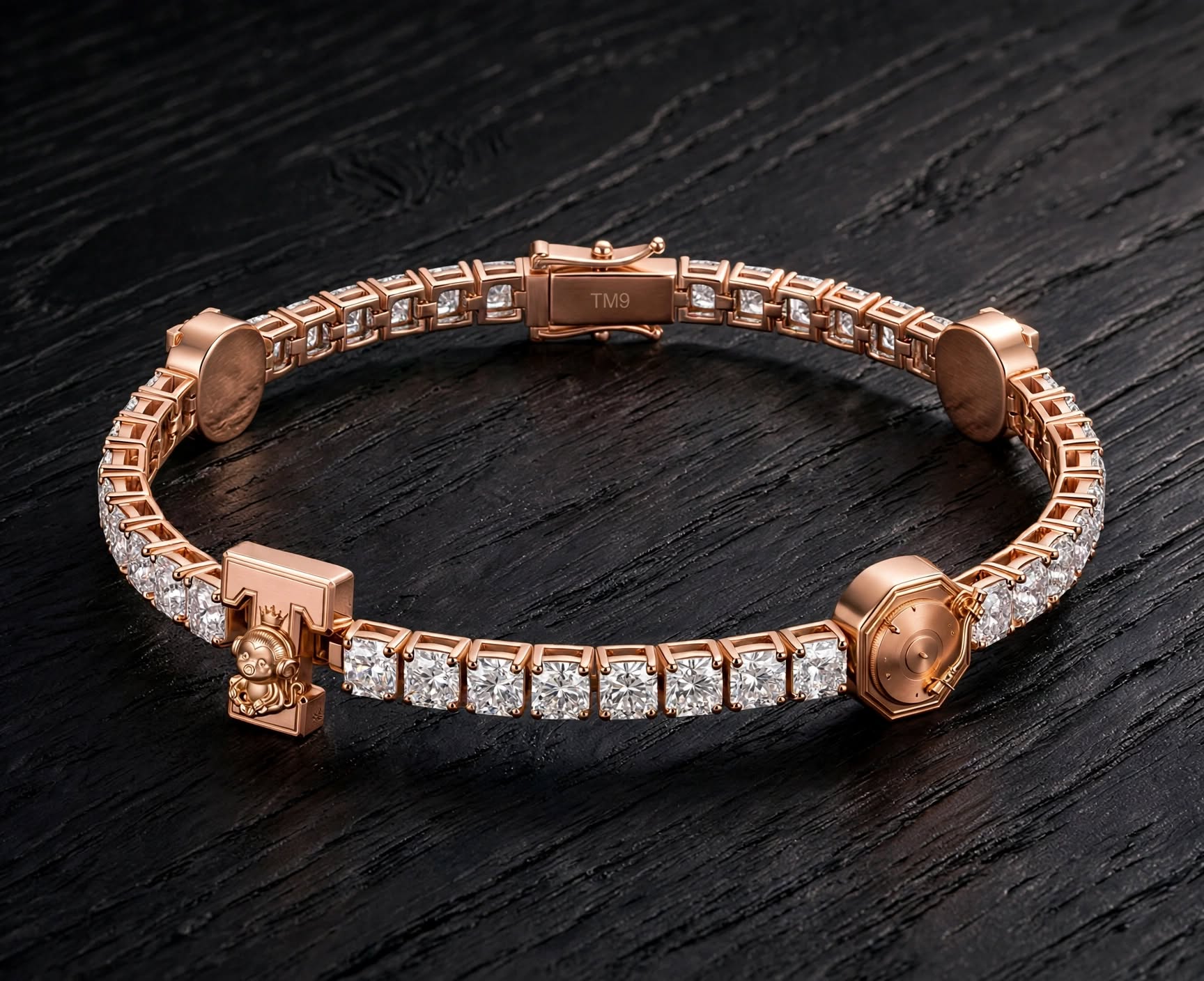 TM9 Diamond Tennis Bracelet