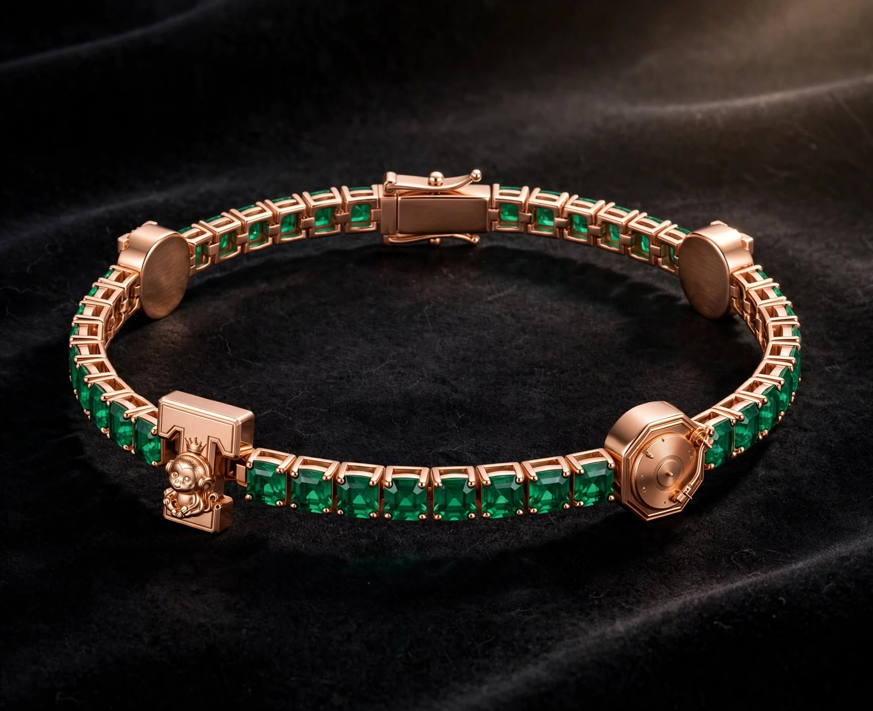 TM9 Emerald Tennis Bracelet