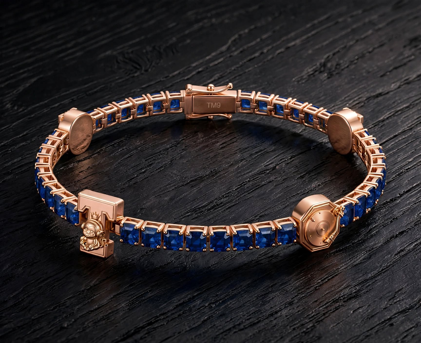 TM9 Sapphire Tennis Bracelet