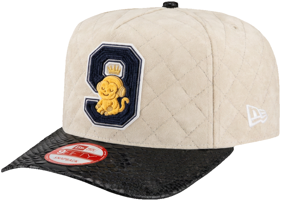 Bone Suede Snapback