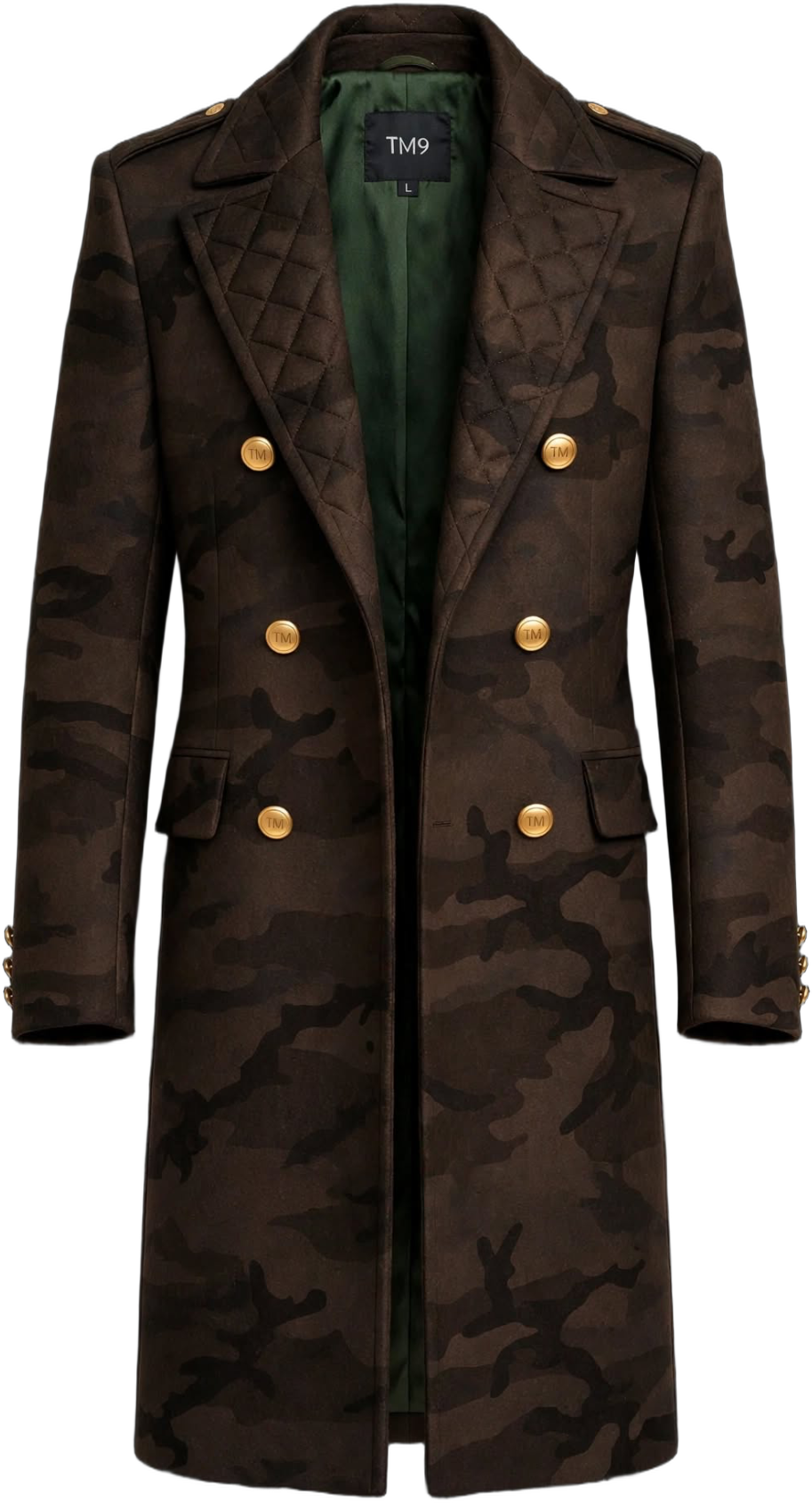 Chocolate Camo Overcoat