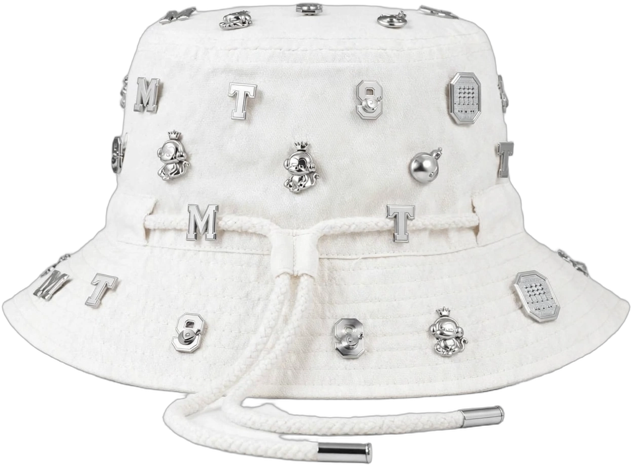 Regalia Pin Bucket Hat — Ivory