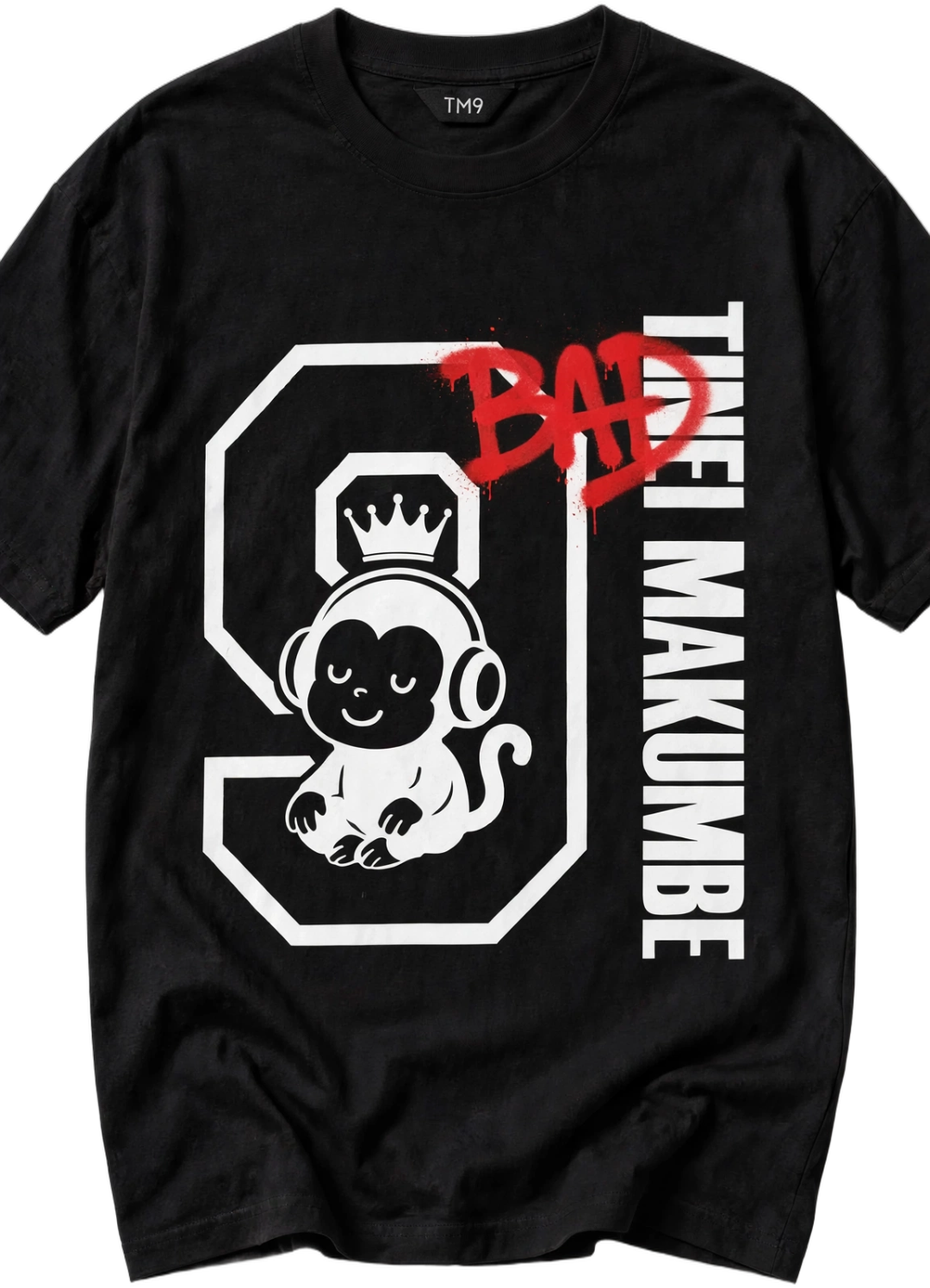 BAD Monkey Tee — Onyx