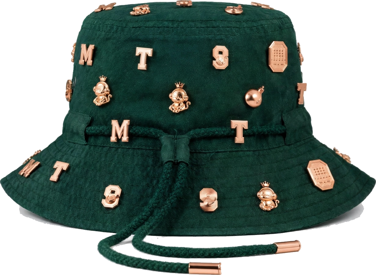 Regalia Pin Bucket Hat — Emerald